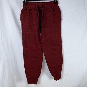 Champs Sweatpants Jogger Pull On Tapered Leg Cuffed Ankle Elastic Adjustable CSG